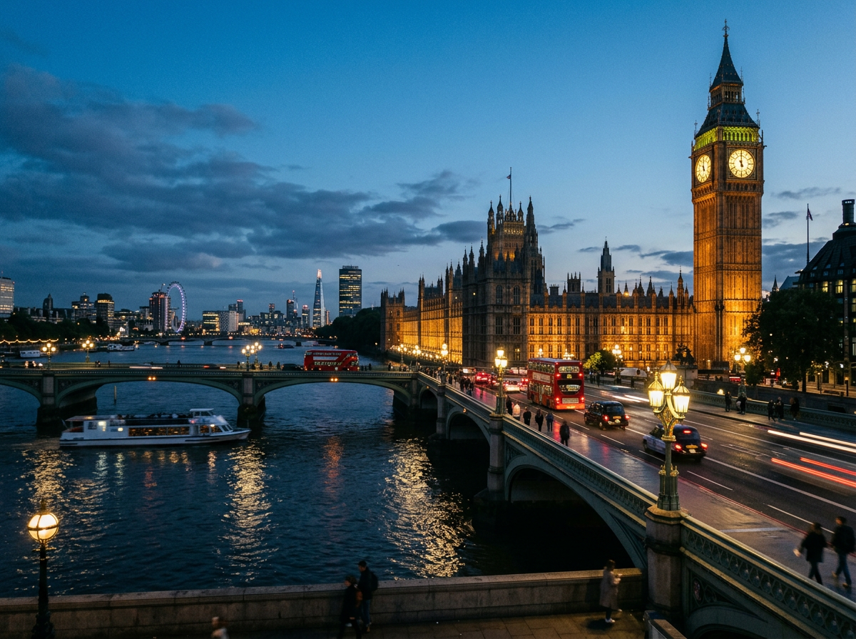 London cityscape with Big Ben